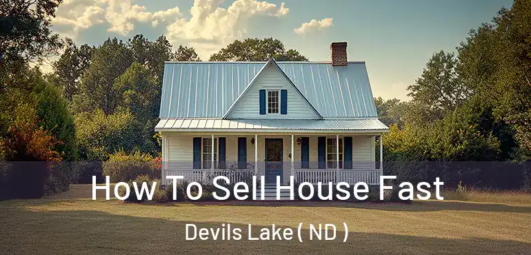  How To Sell House Fast Devils Lake ( ND )