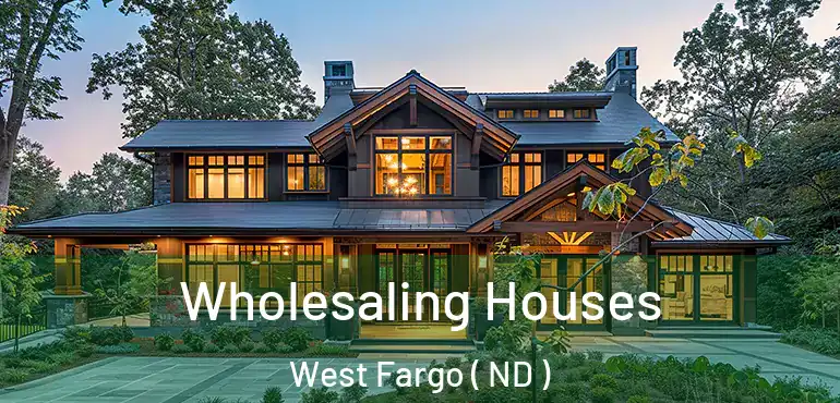  Wholesaling Houses West Fargo ( ND )